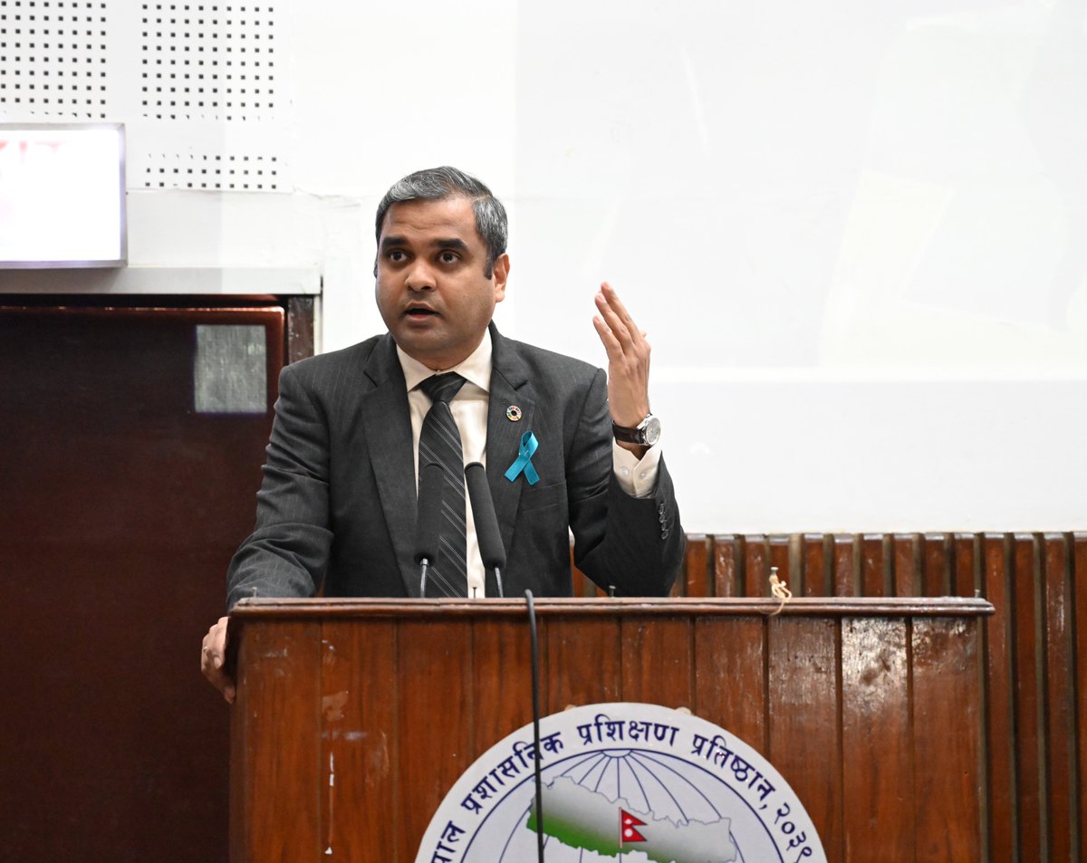 Honored to speak at Nepal’s event marking #WorldCervicalCancerEliminationDay.

Cervical cancer is preventable - with HPV vaccination, regular screening &amp; timely treatment.

Elimination is within reach. Our actions today determine how fast we get there.