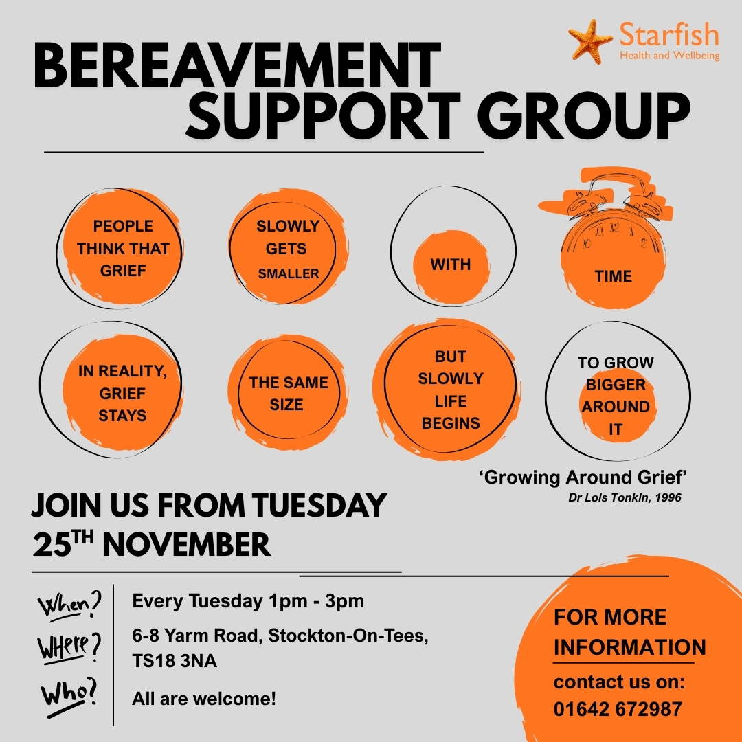 Our new weekly Bereavement Support Group 😇

Join us in a welcoming and confidential space to share coping techniques and find strength with others who understand.

All are welcome.

You are not alone. 👏