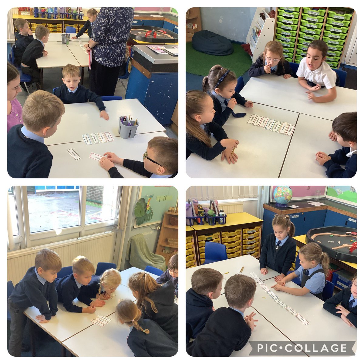 We have been learning about days of the week. 🗓