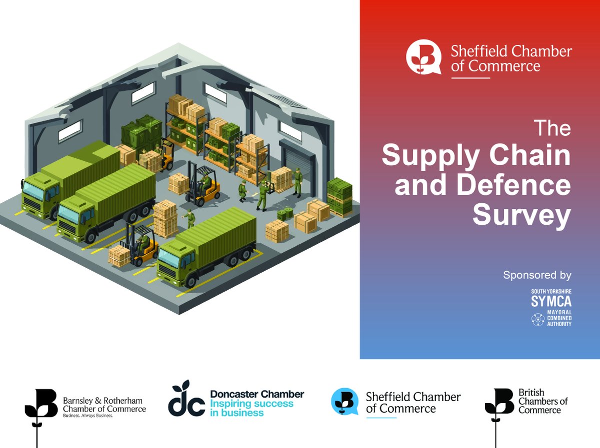 The latest survey takes just a few minutes but has quite the impact!
👉 bit.ly/3WBS7Um 

This survey is part of the Quarterly Economic Survey (QES), the largest independent business survey in the UK, ran by the <a href="/britishchambers/">BCC</a>.

Sponsored by <a href="/SouthYorksMCA/">South Yorkshire Mayoral Combined Authority</a>