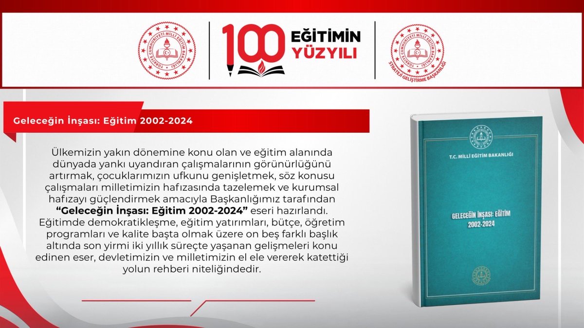 MEB Strateji Geliştirme Başkanlığı (@meb_sgb) on Twitter photo 