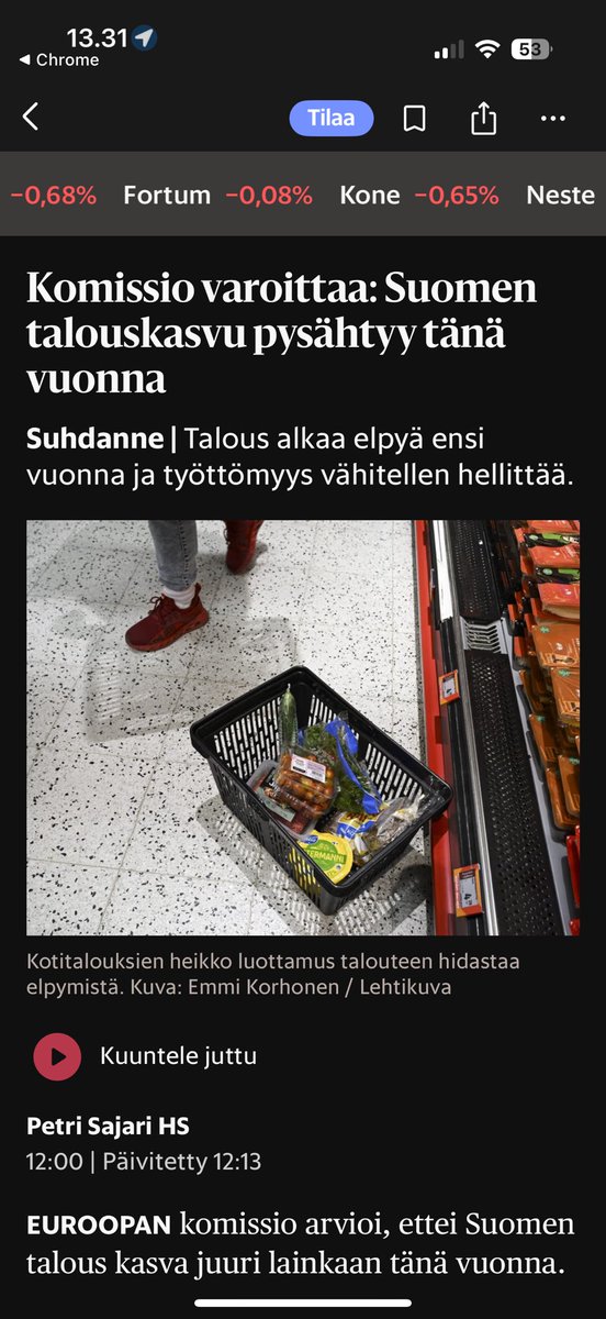 Mikä kasvu?! Tässä maassa ei ole ollut talouskasvua 17 vuoteen! 

Tuhoontuomittu maa ja kansa… 
😔