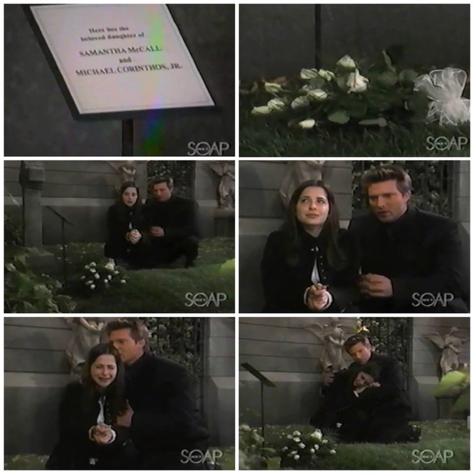 Port_Charles1's tweet image. #OnThisDay in 2004, Jason took Sam to her baby’s grave #Jasam #GH #GeneralHospital