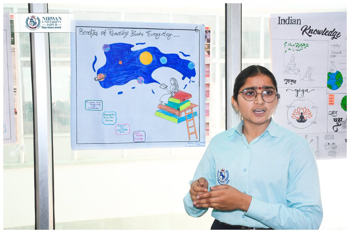 nirwanuniv's tweet image. Glimpses of &quot; National Library Week 2025- Poster Making Competition&quot;

#NationalLibraryWeek2025 #NirwanUniversityJaipur #GyanDharaCentralLibrary #LibraryWeekCelebration #EmpoweringThroughKnowledge #ReadLearnGrow #LearnWithNUJ #NUJEvents #Poster #Making #Competition