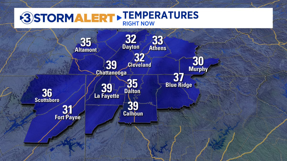 Local3Weather's tweet image. Good morning! We are starting off the day with a chill in the air, but temperatures will rebound into the 60s this afternoon.