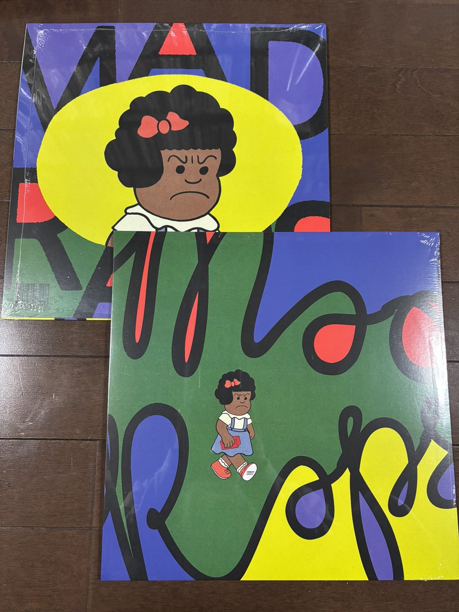COSMICASSHOLE's tweet image. RapsodyとMadlibのMadRaps届きました！可愛いジャケット🎀