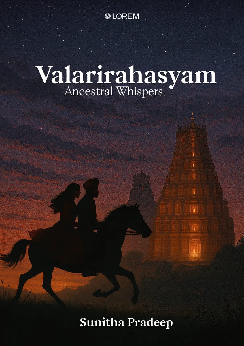 AdvSunithaPrat1's tweet photo. "They should put a disclaimer to such books, that once you start reading you cannot stop. 
There is magic, faith, history, time travel, strategy, battle and romance, what more do you need. 
I loved the FMC. I completely cut off from my real life and became Nandini/Meenakshi, I was sad when she was sad, I felt victorious when she was victorious, I felt every emotion from grief to love. Such immersive writing is hard to find. 
Can't wait to read the rest of the story."

This is a review from a young reader of my book. Honestly, it moved me to tears.

When I first felt the desire to write a book, I wrote two pages and gave them to Nandettan @kumarnandaj He said they were good and encouraged me to continue. That’s where it all began.

Still…
I constantly worried whether readers would appreciate this style of writing. At one point, I even felt like stopping halfway.

That was when I sent the manuscript to my friend Jisha.(P. P. Jisha
Graphic Designer with nearly 30 years of experience in the field of design, writer, and organizer.
An active member of national organizations such as Tapasya Kala Sahitya Vedi and Sakshama Divyangakshyema Sangh)
She read it and told me it was excellent, encouraging me to continue. Not only that—she designed the book and did the layout as well.

The next task is to find a publisher. Eventually I found one I was satisfied with. Blaise M. Crowley ( Vak) @blaisemcrowly.
Although he had been my friend for a long time, I never knew that he—such a staunch devotee of Mookambika Devi—was actually a publisher. He took care of everything—from the cover design to the final delivery of the book into the hands of readers.

They also beautifully designed the cover, the book layout, and the overall design of my English book.
Links :

https://t.co/2THXcPoS5K ( Malayalam)

https://t.co/4Fan6EvNbH
( English )