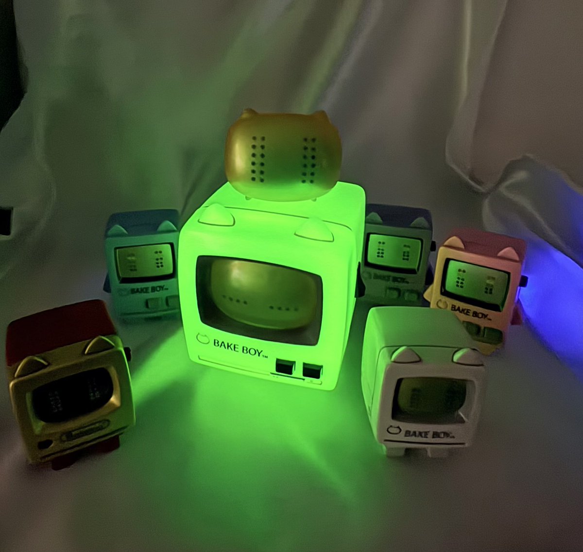 蓄光のバケタン2号！！ 抽選当たってソフコンでGETしてました( ^ω