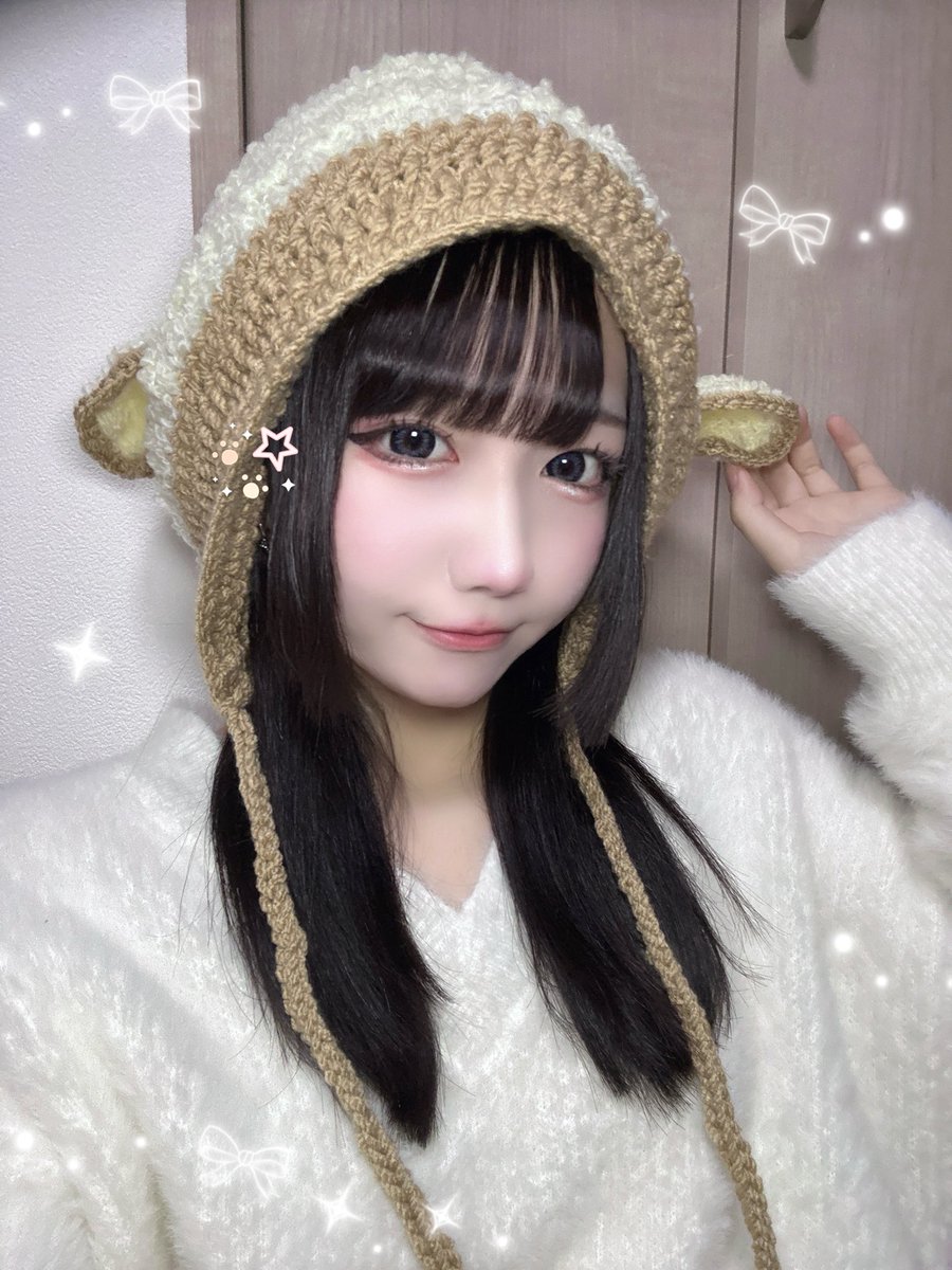 karuta_BB's tweet photo. ひつじさん帽子作ったよ٠࣪⭑🐏 https://t.co/EYKRhAkkLe