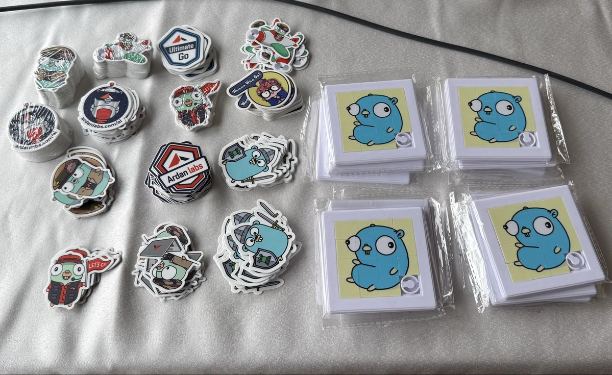 goinggodotnet's tweet image. If you hire me for #golang training look at all the fun things you get.