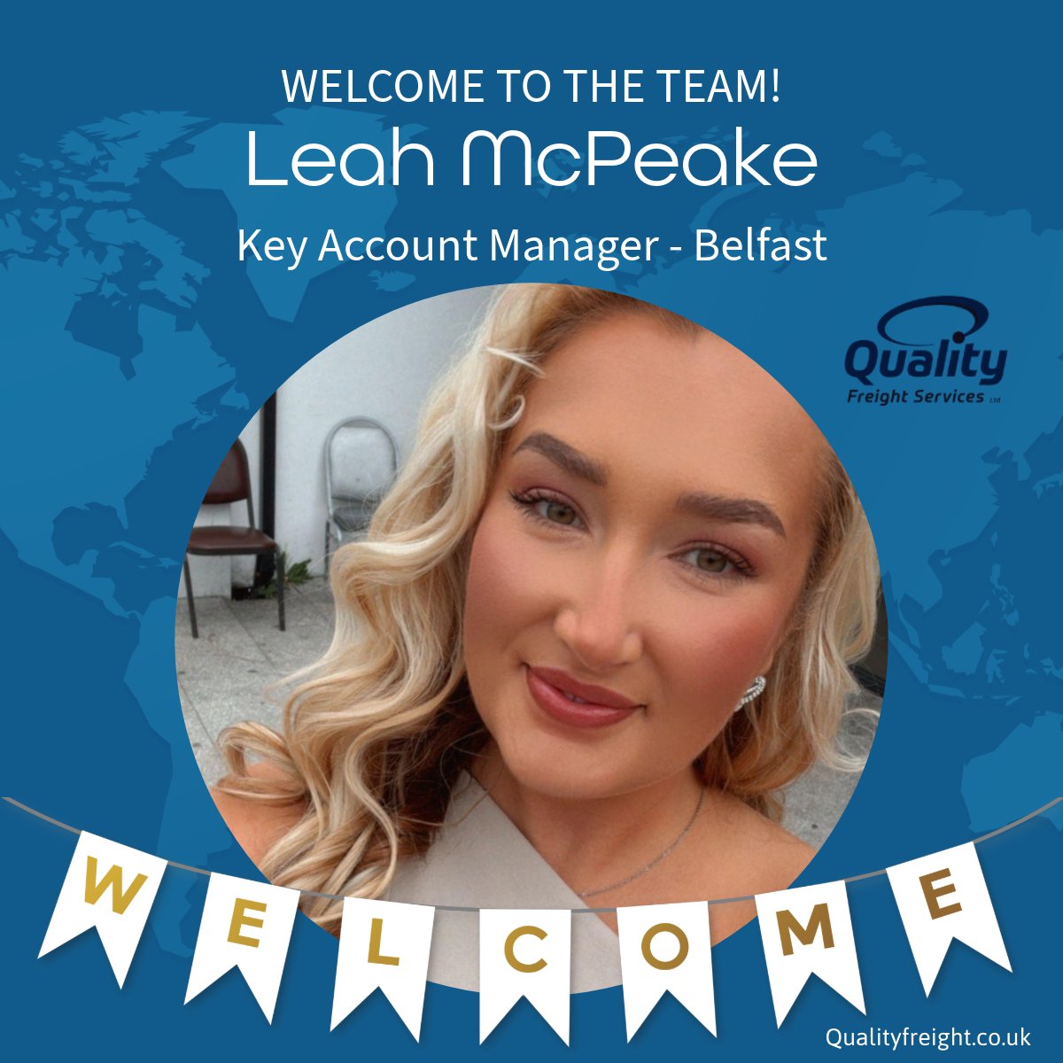 QFSLtd's tweet image. @QFSLtd are pleased to welcome Leah McPeake 🎉

Joining our Belfast Branch, as a Key Account Manager, Quality Freight Services Limited wish you every success at our company!

Welcome on board, Leah!

#KeyAccountManager #NewStarter #QualityFreightServicesLtd #QFS #Belfast