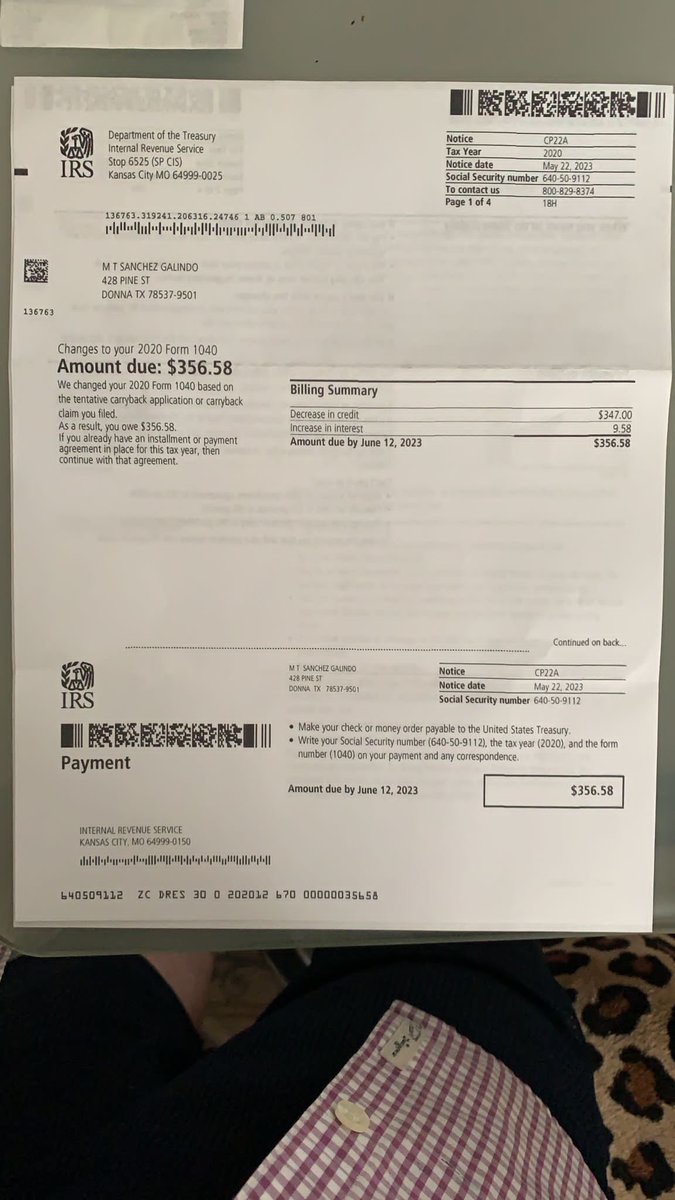 Tax payment proof ✍️