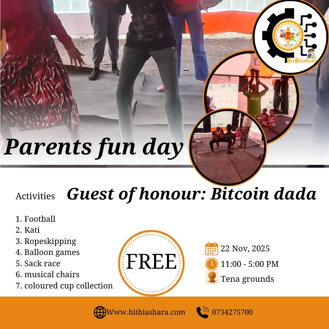 We have been engaging kids and making sure they channel their energy on constructive activities. <a href="/BitbiasharaFA/">Bitbiashara Nextgen space</a>

This coming Saturday, we invite the parents and the community in general for some fun.

Because parents too need to let of some steam as well.

You are welcome!