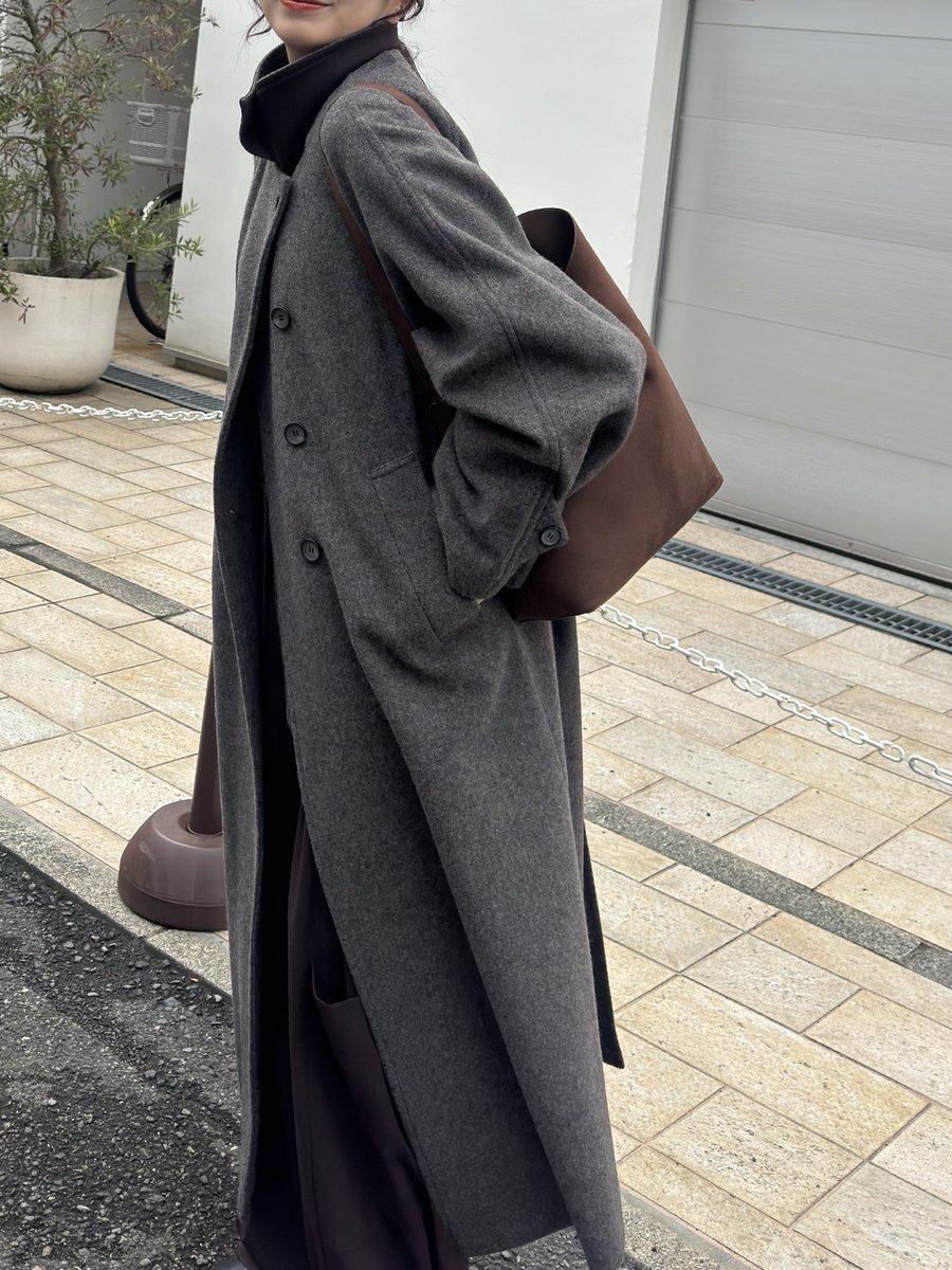 STUDIOUS ジャケット・アウター Stand 2024AW Coat Wool Collar
