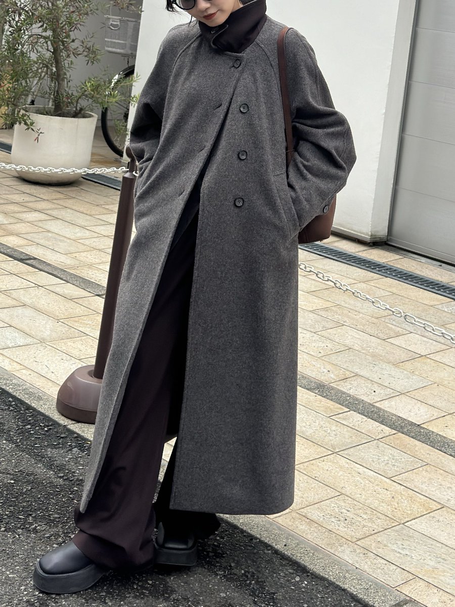 ジャケット・アウター STUDIOUS 2024AW Stand Collar Wool Coat Wool Coat STUDIOUS Collar Stand ジャケット・アウター 2024AW
