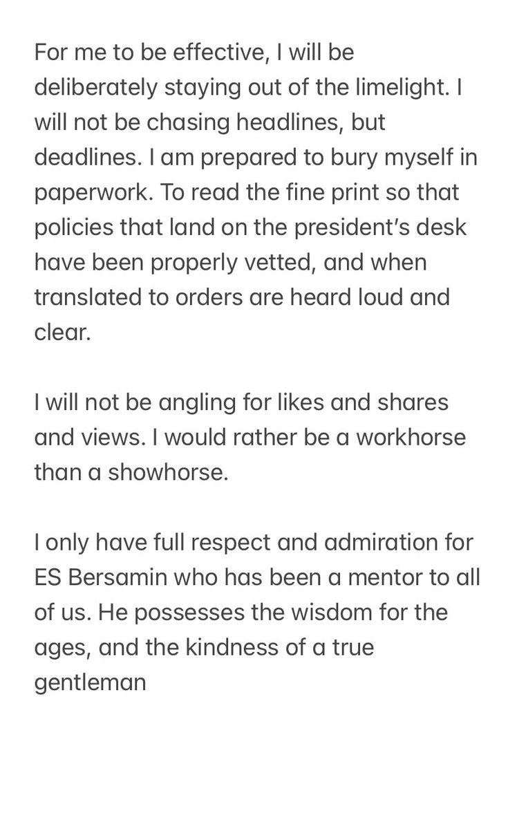 nimfaravelo's tweet image. New Exec. Sec. Ralph Recto: To be called to serve as Executive Secretary at this decisive moment is an honor matched only by its gravity.

First, I don&apos;t agree with that term Little President. There is only one president. @dzbb