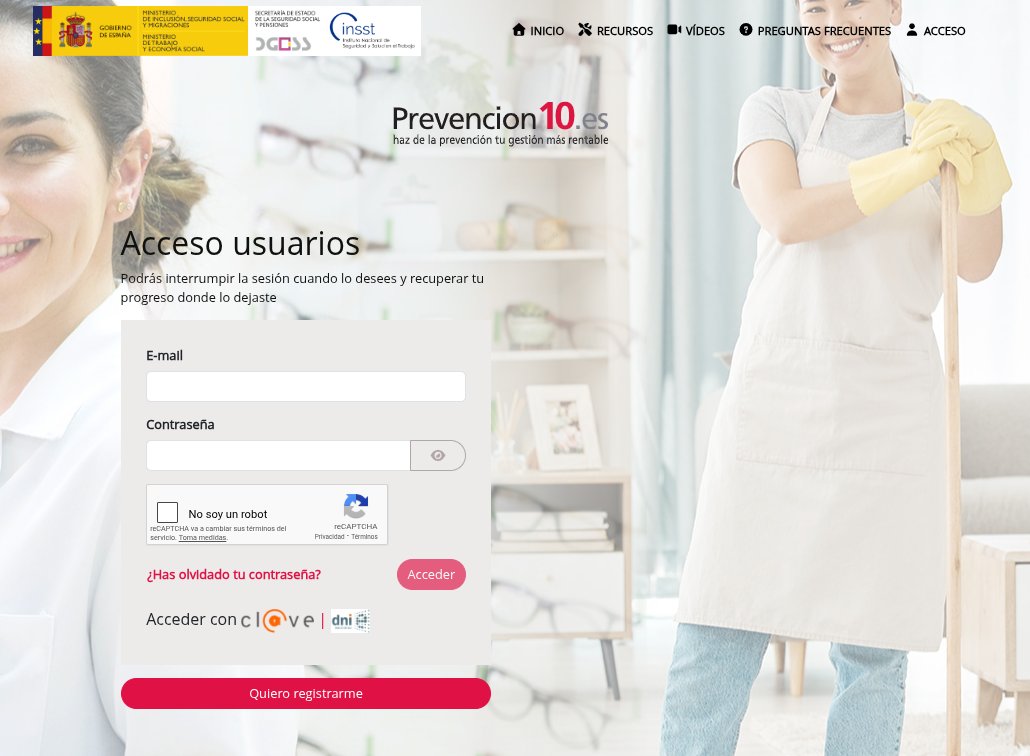 Prevencion10 para empleadas de hogar

Han eliminado la opción de entrar como invitado y hay obligación de registrarse.
Supongo que por esa opción de entrar como invitado se había realizado el ataque informático.