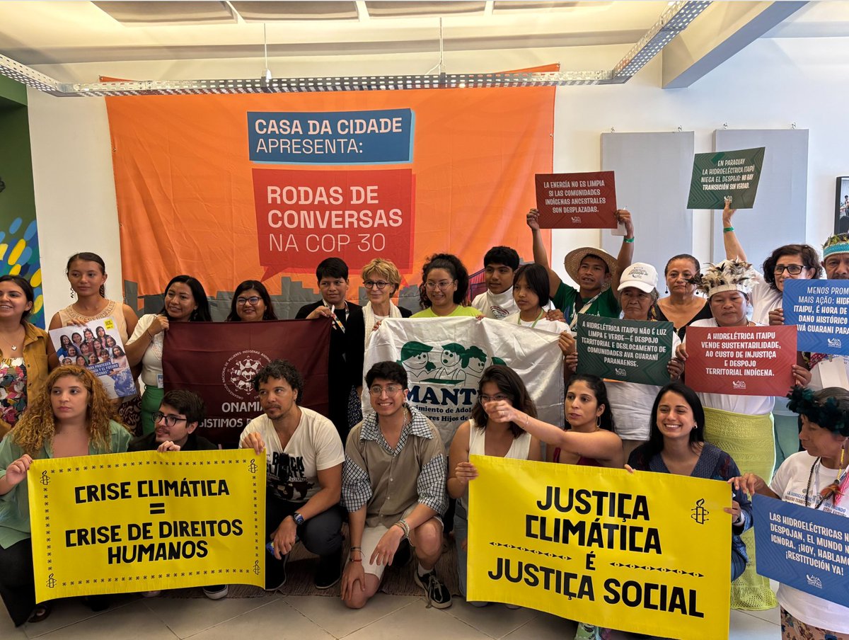 HabereGuven's tweet image. Amazon’dan Dünya’ya: Halklar Savaş ve İklime Karşı habereguven.com/amazondan-duny… @AdanaEkoloji #COP30 #ClimateAction #ClimateActionNow