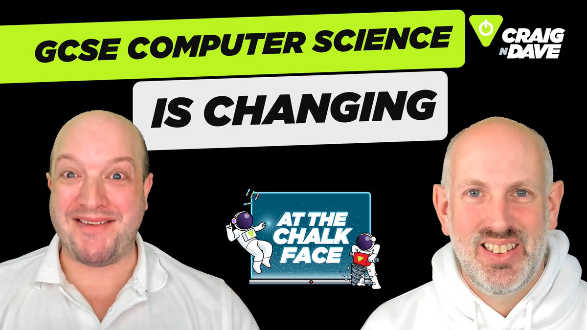 craigndave1's tweet image. 🚨 Big changes in computing education!

Craig &amp;amp; Dave break down the biggest curriculum shake-up in a decade The Curriculum &amp;amp; Assessment Review (CAR).

🎥 Watch the full video here: youtu.be/1ETfJzomWPo

#TeamCompSci #CraignDave #EducationUpdate #ComputingTeachers #CAR2025