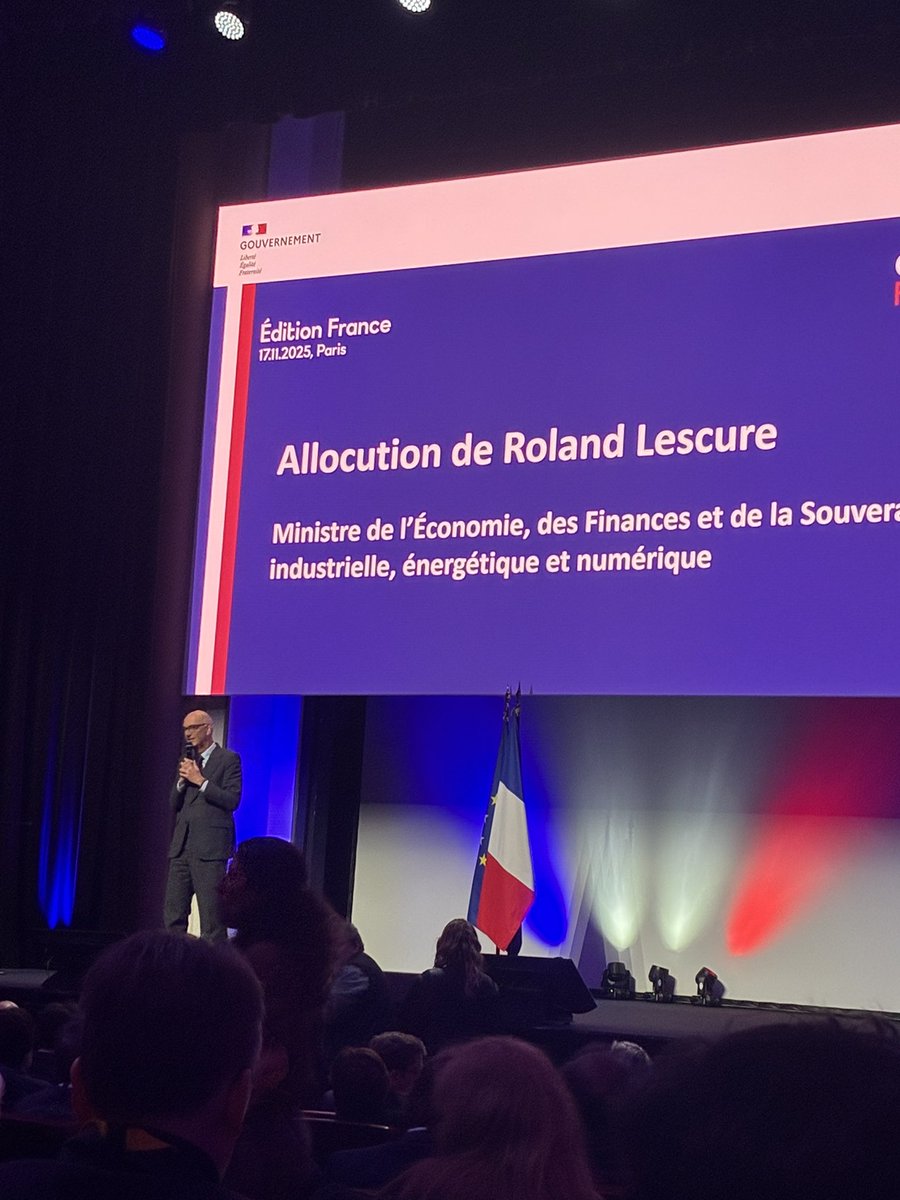 « Bravo et merci », les premiers mots de Roland Lescure à destination des entreprises tricolores. Le ministre de l’Economie inaugure Choose France.