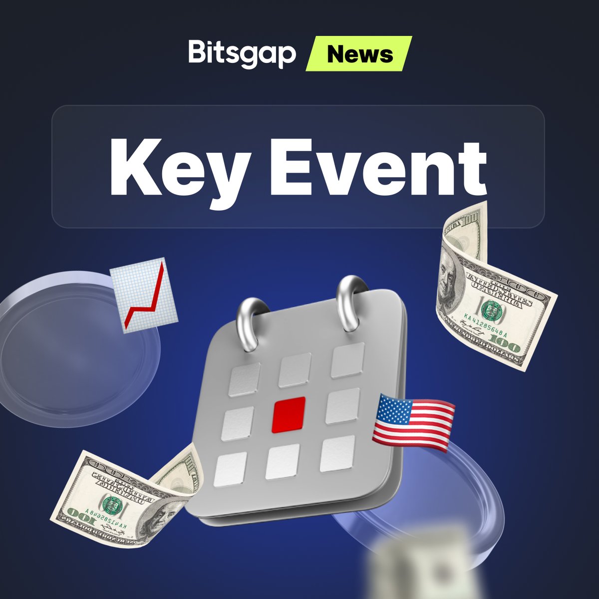 Bitsgap's tweet photo. 🗓 #KeyEvent: Calendar of this week’s events
🏦 The U.S. government funding bill has officially come into force, which means the publication of economic reports is resuming.
✍️Here are the key releases:
Monday, November 17 – manufacturing data
Wednesday, November 19 – #FOMC meeting minutes
Thursday, November 20 – September employment report, housing sales data
Friday, November 21 – November #PMI data, #MI consumer sentiment index, inflation expectations