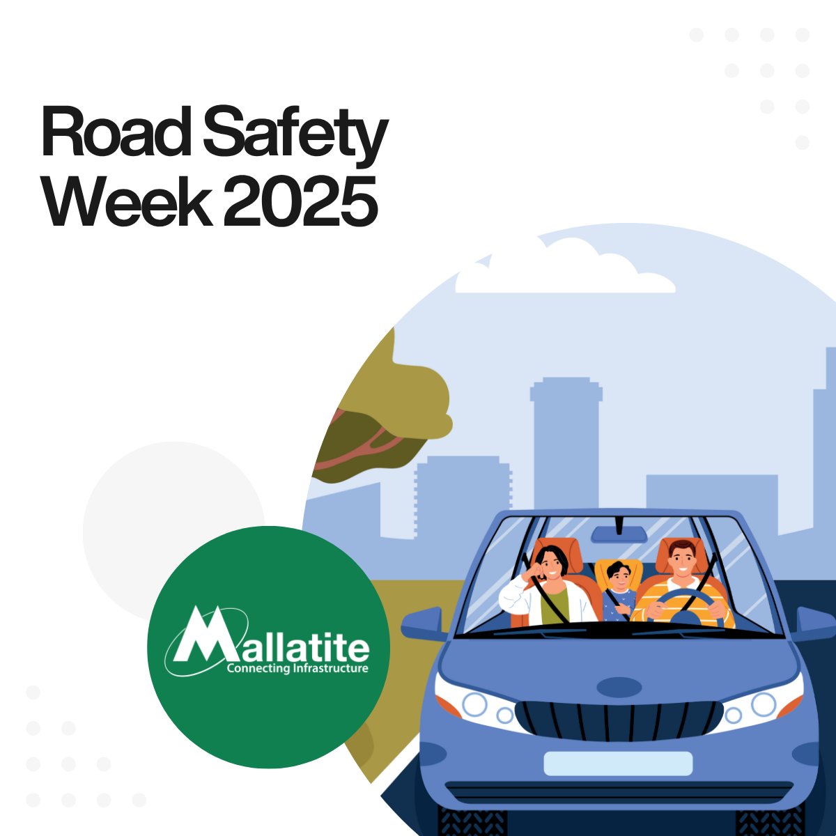 MallatiteLtd's tweet image. ✨Road Safety Week✨

As #RoadSafetyWeek begins, we pause to recognise how #VehicleSafety affects us all🚗

This year’s theme, #SafeVehiclesSavLives, reminds us that regular checks, maintenance and awareness of warning signs all help prevent #Accidents and support #SaferRoads🚦