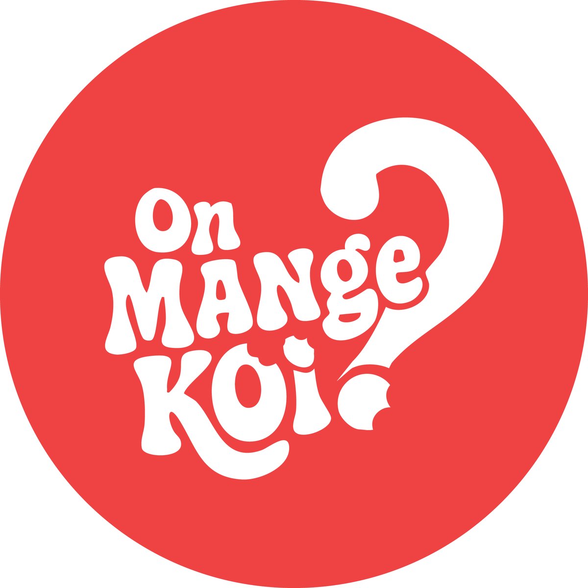 Logo réalisé pour On Mange Koi, un média food au ton pop et coloré!

Une identité gourmande, dynamique, avec un symbole croqué et plusieurs déclinaisons adaptées à ses contenus!

Aperçu du logo et des variations ci-dessous ⤵️
