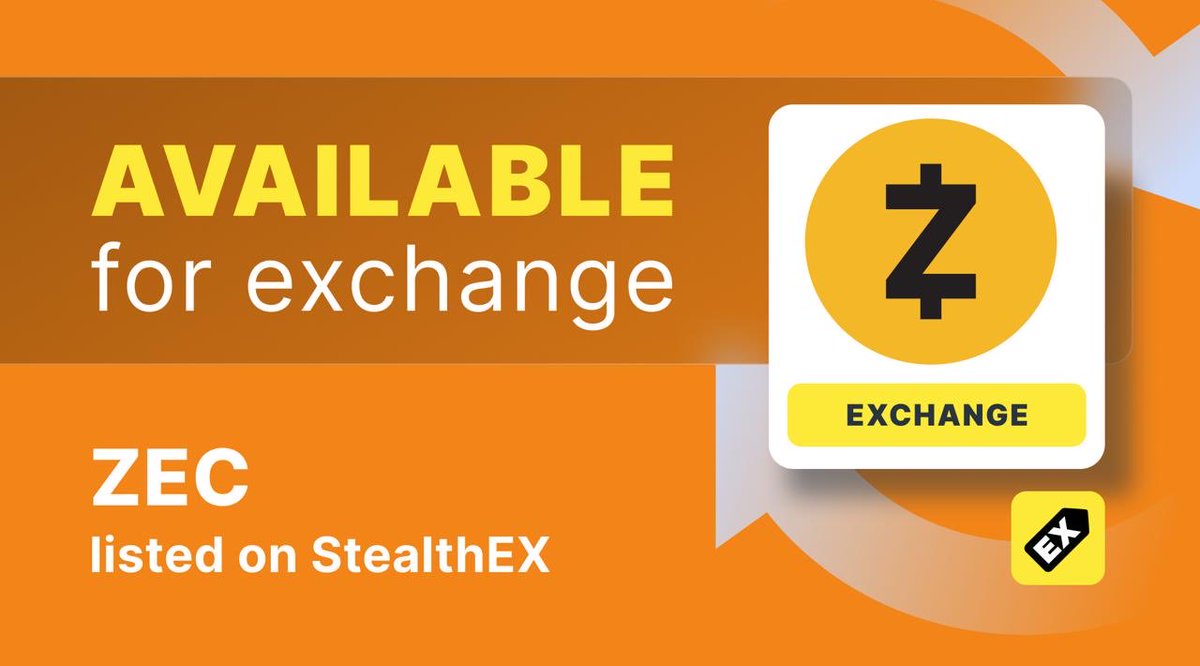 💡ZEC Spotlight 💡

<a href="/Zcash/">Zcash 🛡️</a> is unstoppable, confidently breaking another peak and now trading at $683.5

On StealthEX, it was one of the most swapped coins last week, showing a very strong demand ➡️stealthex.io/?to=zec

Zcash is a powerful privacy coin that developed