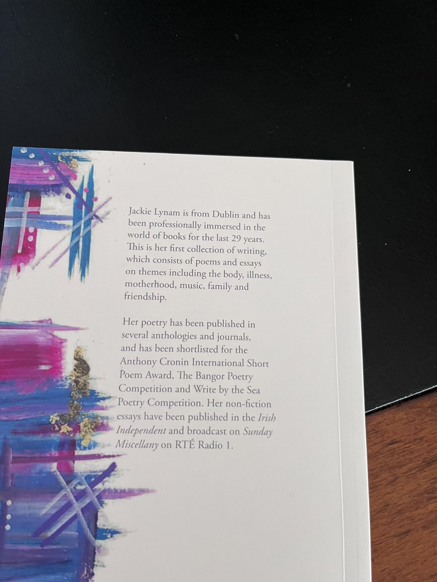 A friend just messaged to say his Mum has been moved to a side room, that it isn’t long now. 

A woman who longed for children &amp; had her only son late in life. Brought up by the sisters of Narazeth, she was so kind to everyone she met. 

Today’s poem from Traces by Jackie Lynam