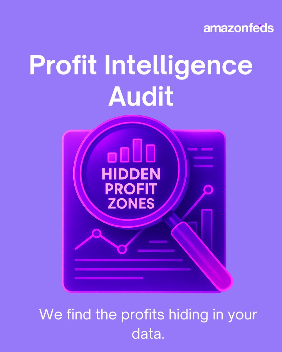 amazonfeds's tweet image. Most brands leave money on the table — not because of bad products, but because they can’t see where profits leak.
Our Profit Intelligence Audit uncovers the hidden profit zones buried in your data.
#AmazonFeds #ProfitOptimization #AmazonFBA #EcommerceGrowth #DataDrivenResults