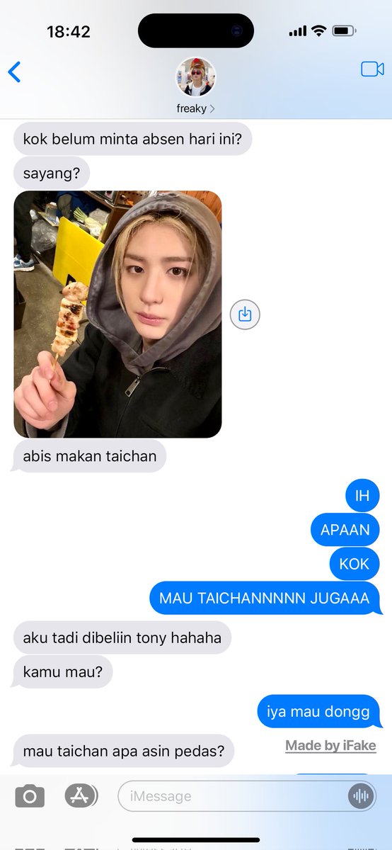 cawaww_'s tweet photo. when liam (lh) niat sombong rambut barunya tapi tama (ts) malah salfok ke makanan 
#ihtaes / #hantaes few tweets au https://t.co/Hn4fItz3OQ
