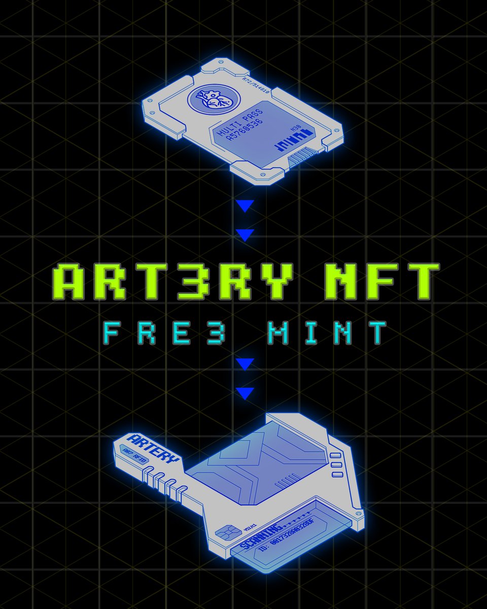 Artery Genesis NFT  FREE MINT coming soon.

WL eligibility checks go live this week with our official Status Checker page.

If you’ve been active in the Artery ecosystem… you might just be on the list.

Stay ready🔺