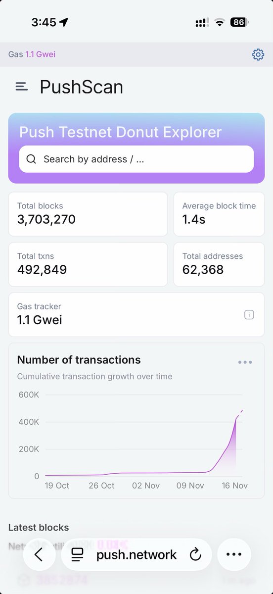 Reaching half a million transactions
