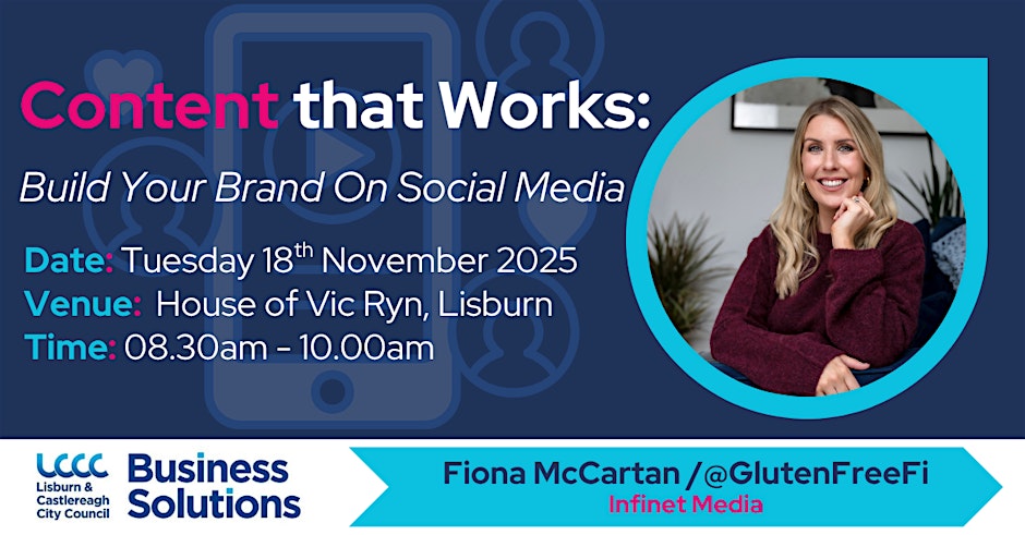 lisburnccc's tweet image. ❓ Interested in building your brand on social media?  

It&apos;s Global Entrepreneurship Week (GEW) 2025 and we would love you to join us tomorrow, Tuesday 18th November, at the launch of the LCCC annual programme of Entrepreneur’s Network events.  

Entitled ‘Content that Works:…