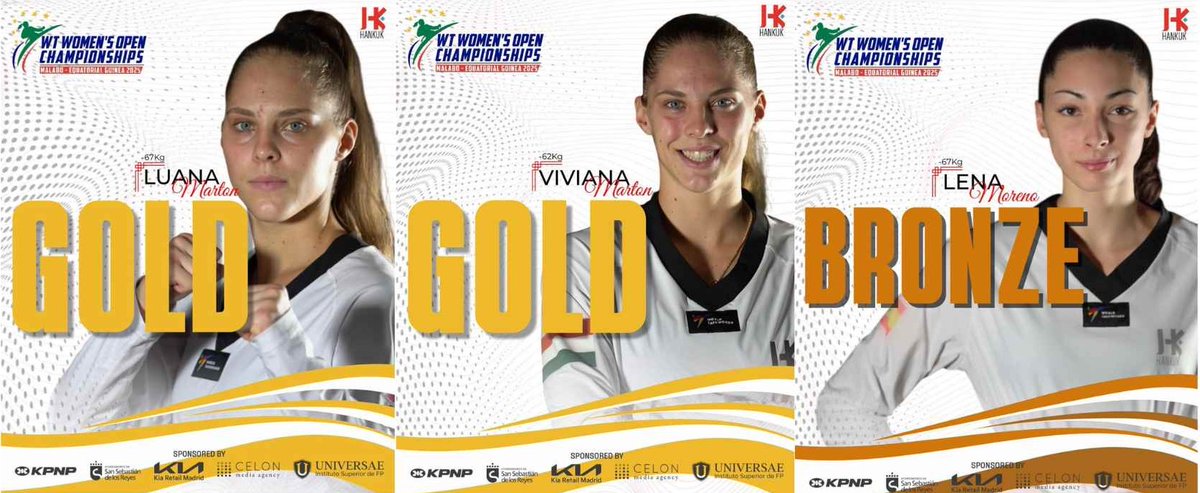 ⚪️⚫️ El Hankuk Taekwondo triunfa en el World Taekwondo Women's Open Championship

👉 Luana y Viviana Marton obtuvieron un oro y Lena Moreno una medalla de bronce  <a href="/HankukTkd/">Hankuk International School</a> <a href="/JesusRamal1/">Jesus Ramal</a> 

magazineslv.com/noticias-san-s…

#felizlunes