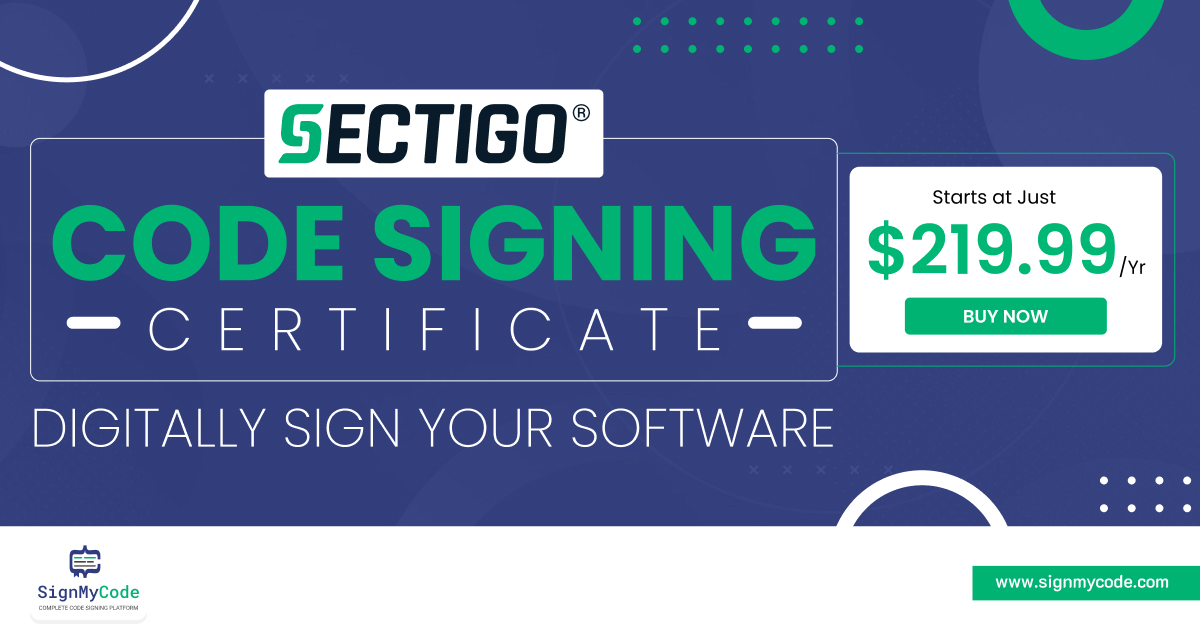 Sign_My_Code's tweet image. Want your users to trust your apps? Use a verified digital signature to remove install warnings and keep your code safe from tampering.

Buy Now - signmycode.com/sectigo-code-s…

#CodeSigning #CodeSecurity #SoftwareSecurity #Sectigo