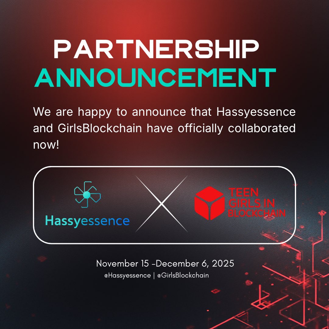 HassyEssence's tweet image. 🎉 PARTNERSHIP ANNOUNCEMENT 🎉

Hassyessence x @GirlsBlockchain is live!

We just kicked off a FREE 3-week Content Writing Bootcamp with 60+ students from around the country.

Week 1 starts today, Monday, Nov 17🚀

#Web3 #ContentWriting #Bootcamp