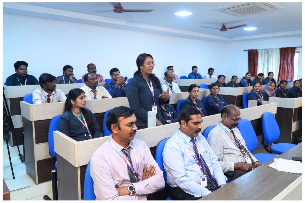 nitttr_chennai's tweet image. NITTTR Chennai conducted a Professional Development Programme on “Innovative Pedagogical Approaches for Outcome Based Education” from 10.11.2025 to 14.11.2025 at Dhanalakshmi Srinivasan College of Engineering (Autonomous), Coimbatore, Tamil Nadu, in contact mode. 

@dscecbe