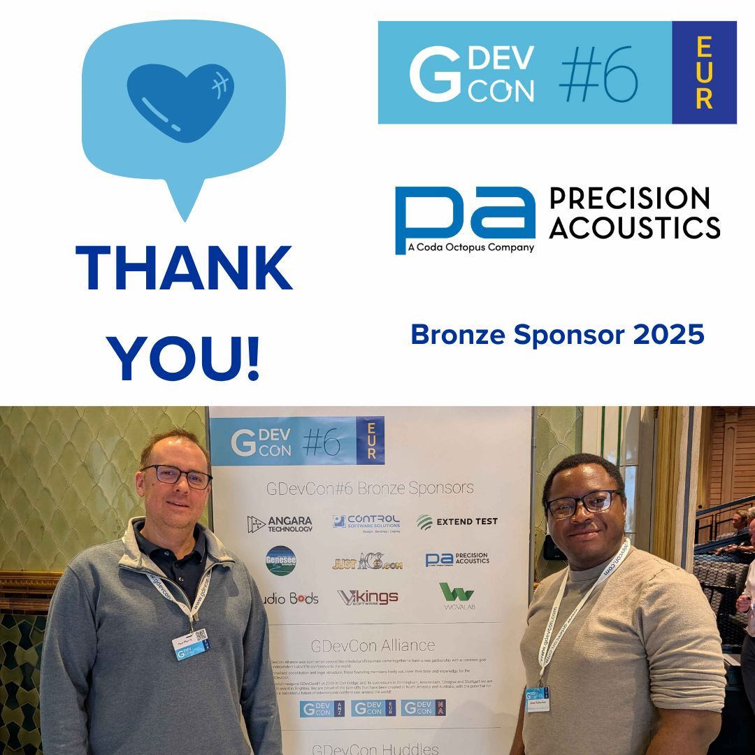GDevConference's tweet image. Huge thanks to Precision Acoustics for being a Bronze Sponsor at #GDevCon in September! 👏 Leaders in ultrasonic measurement &amp;amp; acoustic testing, their support helped make our last event a great success. Learn more 👉 acoustics.co.uk #LabVIEW #graphicalprogramming