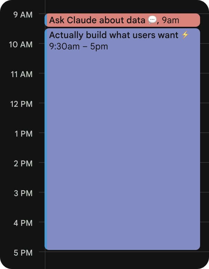 YOUKNOW_Tech's tweet image. This is what our calendars look like because of #AmplitudeMCP 😂😂

When you don’t have to sort through data like a crazy person, you can focus on doing cool stuff. If you’re curious,  have a read, it’s pretty cool 👇

ow.ly/gTgw50XrCJs