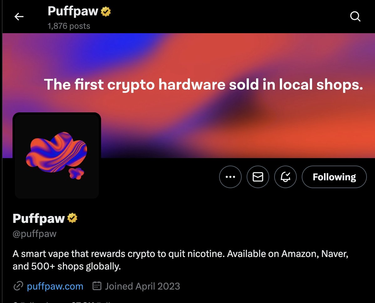 inancweb3's tweet image. New puffpaw designs are dope!