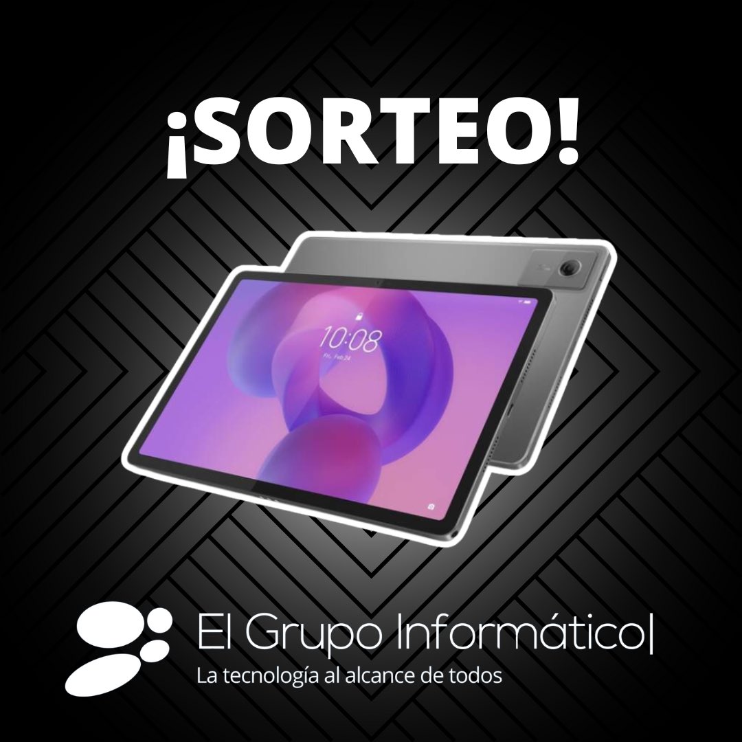 EGInformatico's tweet image. 🎉 ¡Nuevo #SORTEO! 🎉

🎁 Lenovo Idea Tab 8 GB/256 GB 🎁

Instrucciones 👇

👉 Síguenos en Twitter
👉 Sigue a @Mi_Electro 
👉 Inscríbete en la siguiente URL: elgrupoinformatico.com/sorteos
👉 RT y FAV a este tweet
👉 Responde a este tweet con #SorteoEGI y menciona a tus amigos