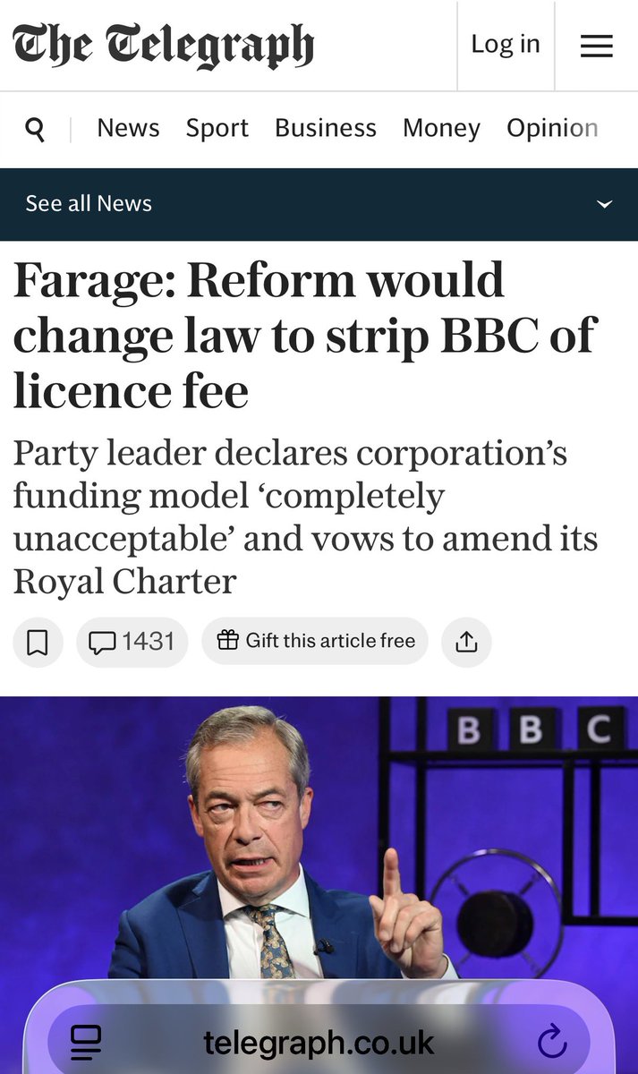 gregbagwell's tweet image. If only he didn’t own 500,000 shares in GBNews and earn c£1m a year as one of their presenters, it might not have sounded like he was seeking competitive advantage through his political position and friendship with Trump….