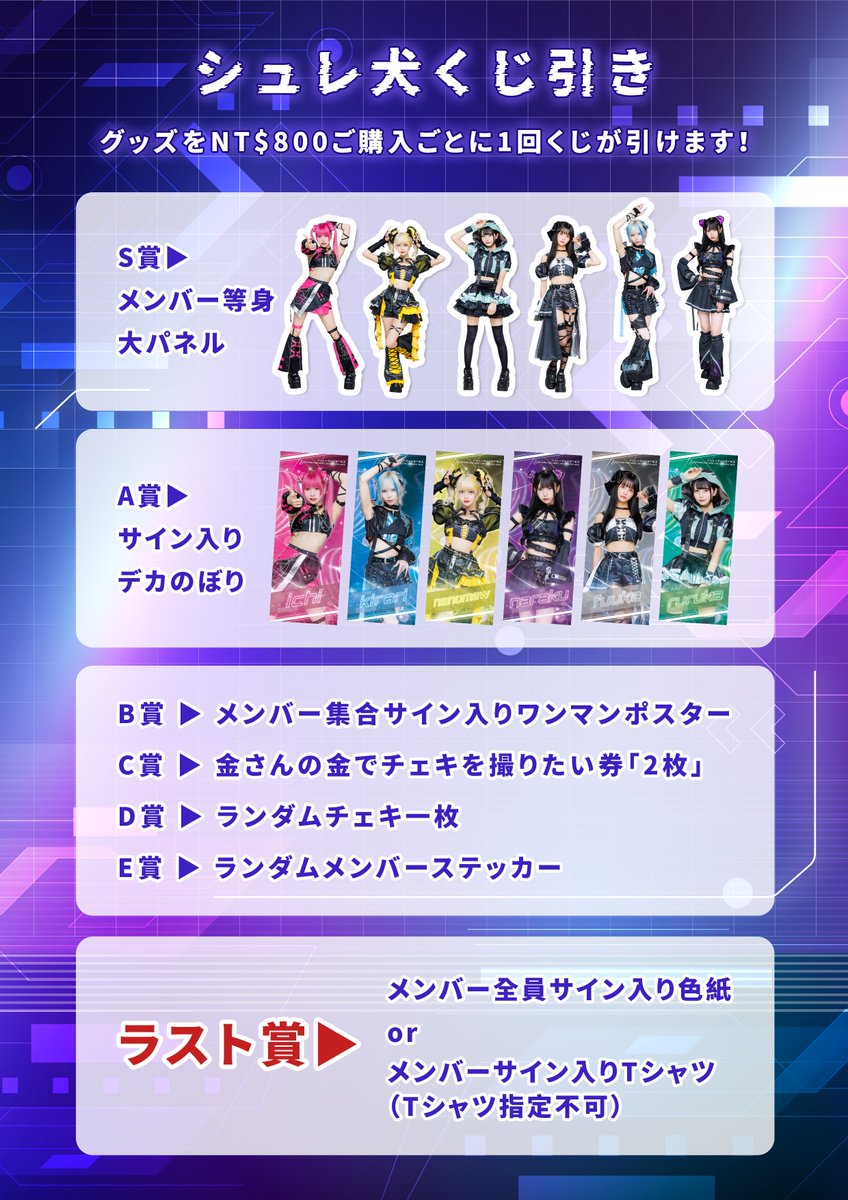 🎯【台湾限定】シュレ犬くじ引き☢️ 台湾遠征の各公演にて、イベント