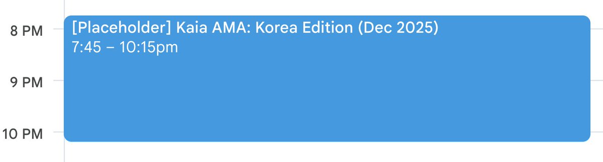Korea AMA is scheduled for early December.

Sharing this early with the community so everyone can prepare questions. We want as many people as possible to join the conversation.

Will share more details on the date and other specifics next week.