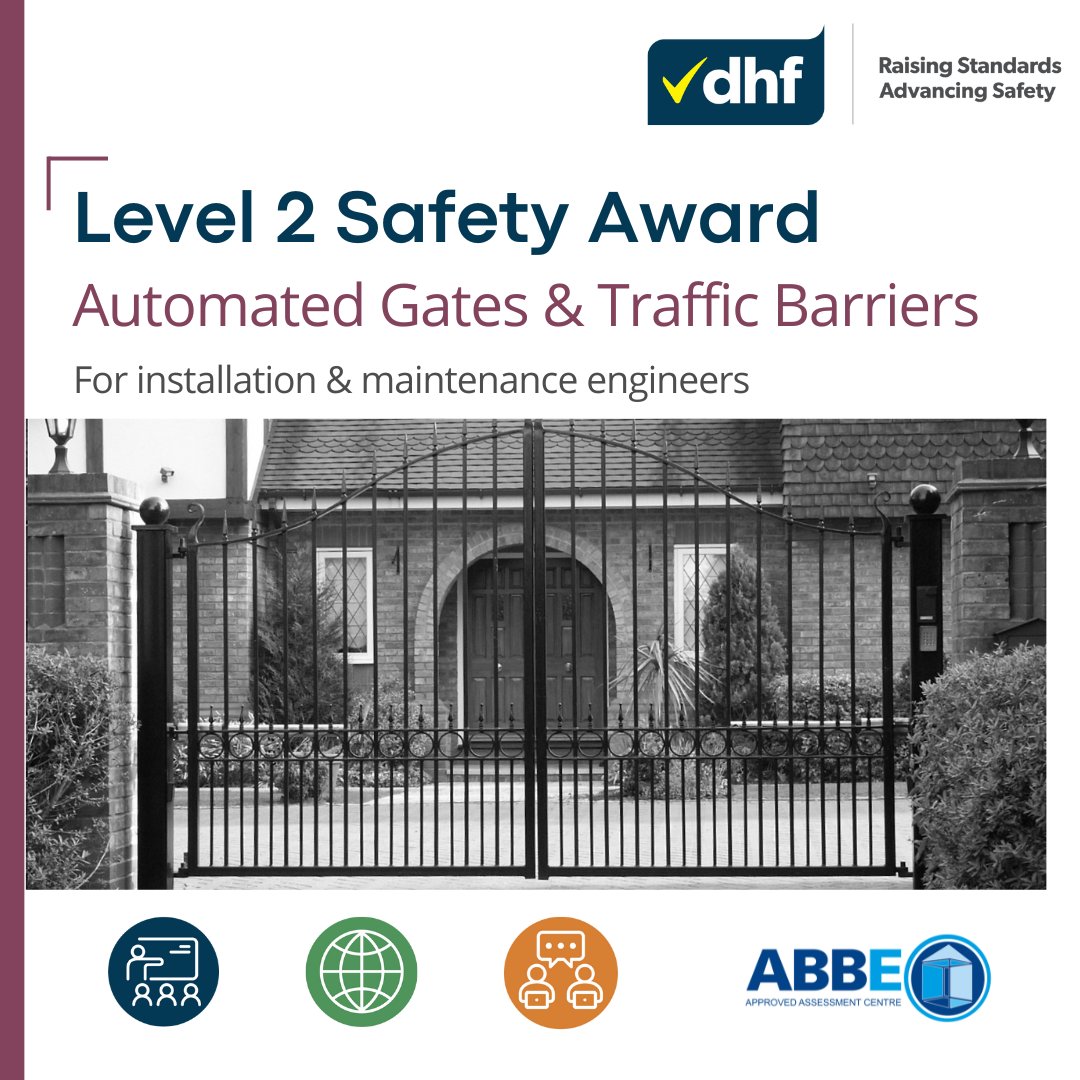 Are you DHF trained? 📝

DHF’s 1-Day Level 2 Automated Gate &amp; Traffic Barrier training is perfect for installers and engineers looking to advance their expertise in safety &amp; compliance.

📍3rd Dec: bit.ly/4qzvBJm
📍10th Dec: bit.ly/48RJ5d9