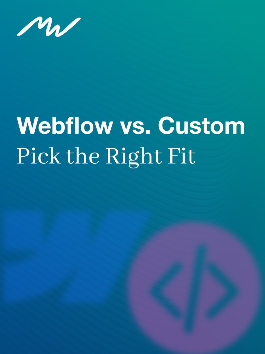 mediusware_com's tweet image. 𝐒𝐭𝐫𝐮𝐠𝐠𝐥𝐢𝐧𝐠 𝐭𝐨 𝐜𝐡𝐨𝐨𝐬𝐞 𝐛𝐞𝐭𝐰𝐞𝐞𝐧 𝐖𝐞𝐛𝐟𝐥𝐨𝐰 𝐚𝐧𝐝 𝐂𝐮𝐬𝐭𝐨𝐦 𝐃𝐞𝐯𝐞𝐥𝐨𝐩𝐦𝐞𝐧𝐭?

Here’s the truth: there’s no one-size-fits-all answer.

Webflow helps you launch fast and look sharp, while custom dev gives you total control and long-term…