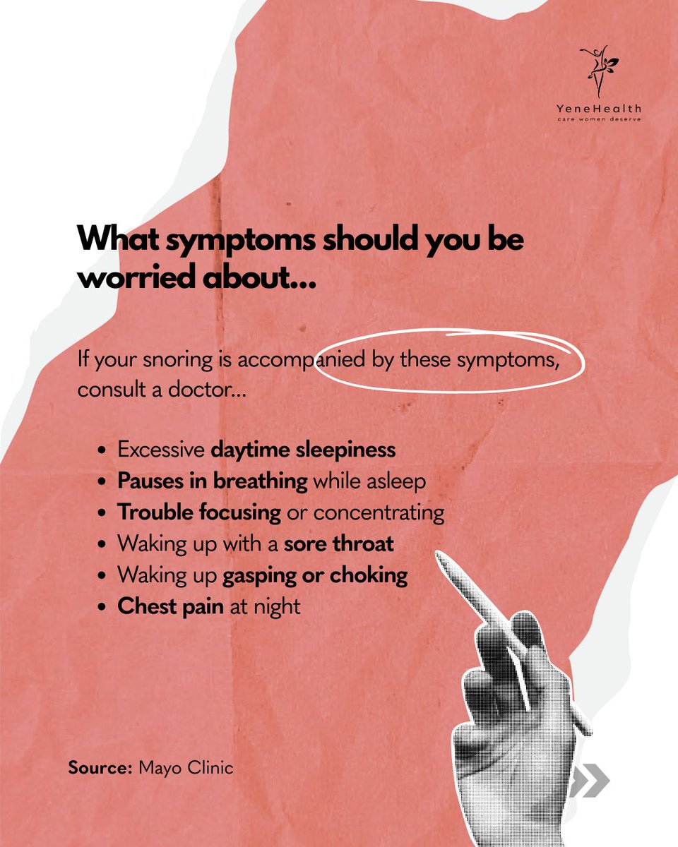Snoring louder than your alarm? 😴
Your body is trying to tell you something, let’s uncover the causes you shouldn’t ignore.

📞 Contact our YeneHealth doctors for advice
📲 Download the app to get started (link in bio)

#snoring #snoringsolution #yenehealth #wellness #Femtech