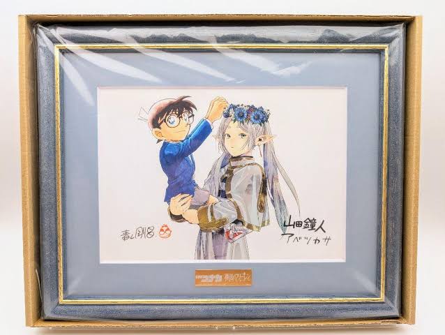 MalikSanford1's tweet image. #名探偵コナン × #葬送のフリーレン コラボグッズプレゼント企画開催👓🎀

🎁内容🎁
コラボ複製原画 A5サイズ
（デジタルサイン、シリアルNo.付）

⭐当選人数⭐
抽選で②名様にプレゼントいたします！

⚽参加要件⚽
フォロー＆リツイート
参加リプ