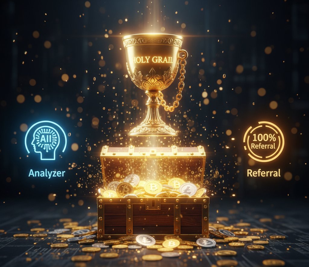 WileyJones1995's tweet image. #Analyzer or the Holy Grail💥
Powerful AI for your trading strategy.
100% referral payout to your wallet.
An amazing opportunity: start with just 10 referrals, high passive income.
Don’t just trade!📈

 #AutomatedTrading #Profit #FinancialFreedom #Blockchain #Web3 #EarnCrypto